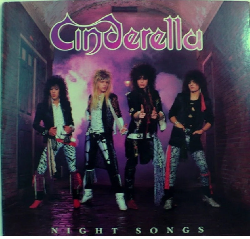 Cinderella Night Songs 1986 Vintage Record.