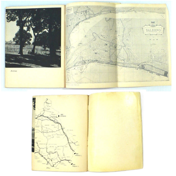 Salerno and Province Hotel Information and Guide with Map 1969