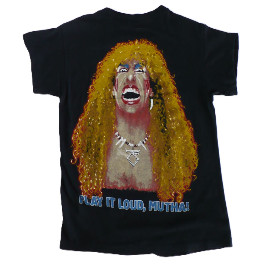 Small Vintage 1984/85 Twisted Sister Stay Hungry Tour T-Shirt - back view.