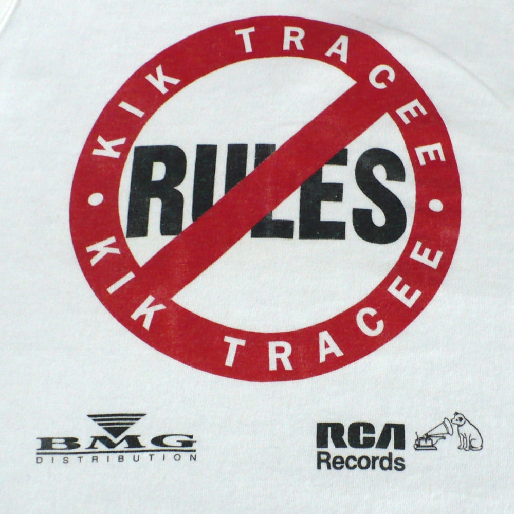 Kik Tracee No Rules White Tank Shirt graphics.