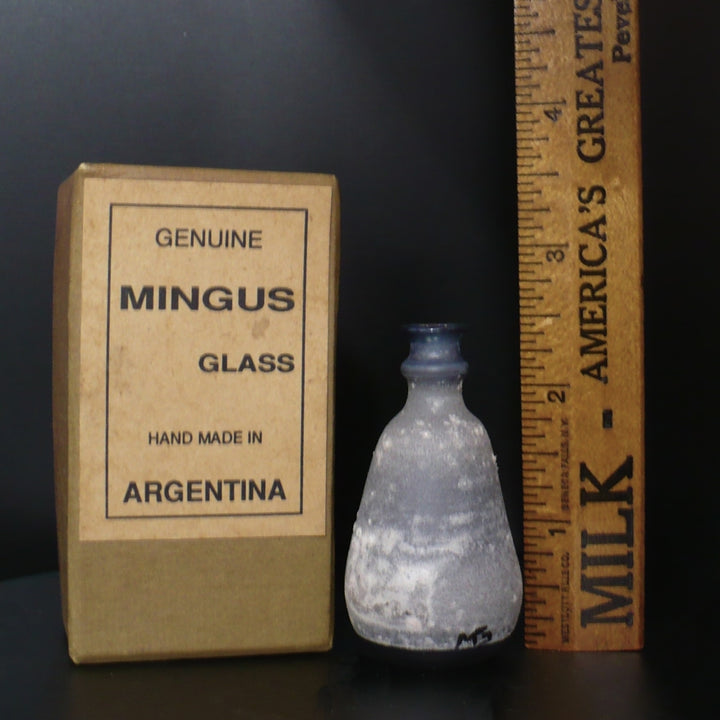 1960s Vintage Handblown Miniature Mingus Perfume Bottle From Argentina