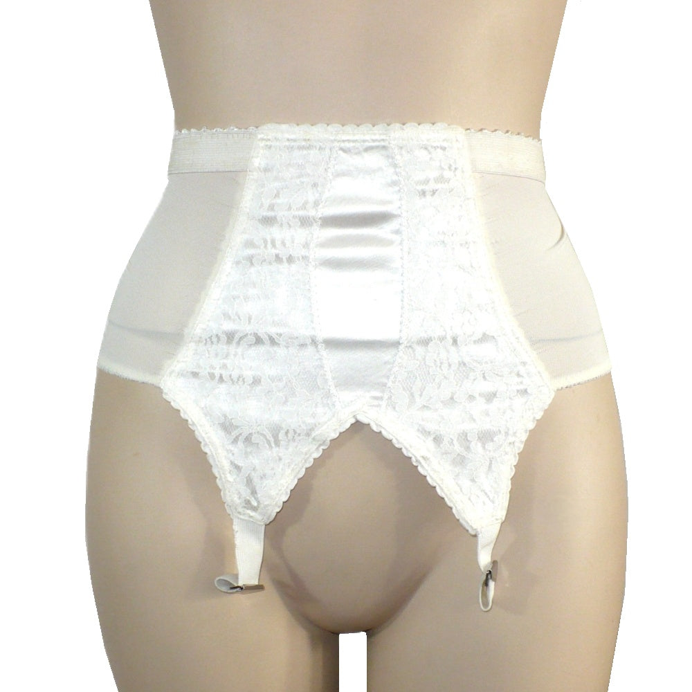 1950s Vintage White Lace Waist-nipping Garter Belt Girdle X-Small Get Lucky Vintage 1950s Vintage White Lace Waist-nipping Garter Belt Girdle X-Small Get Lucky Vintage