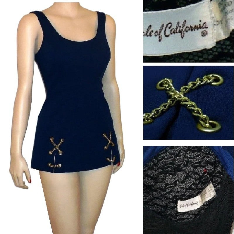 1970s Vintage Nautical Delight Cole of California Suit.