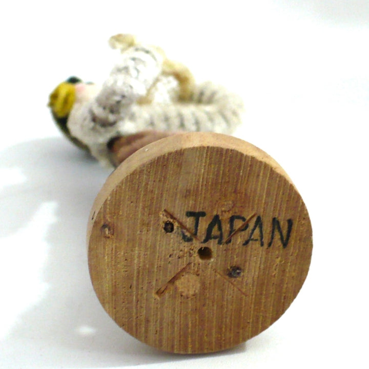 1950s Japan Tennis Player Pipe Cleaner Doll – Vintage Chenille Bendy Figure.