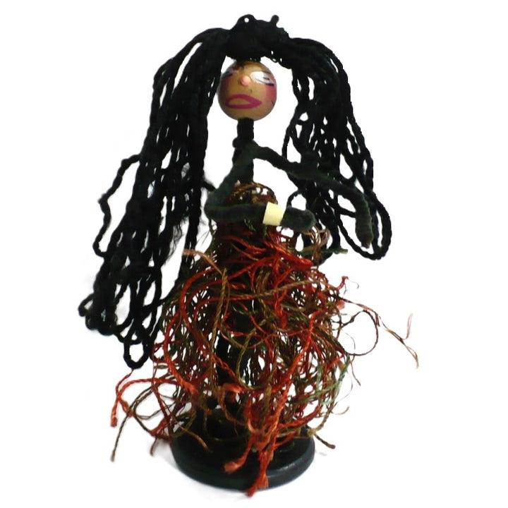 Pipe cleaner doll.