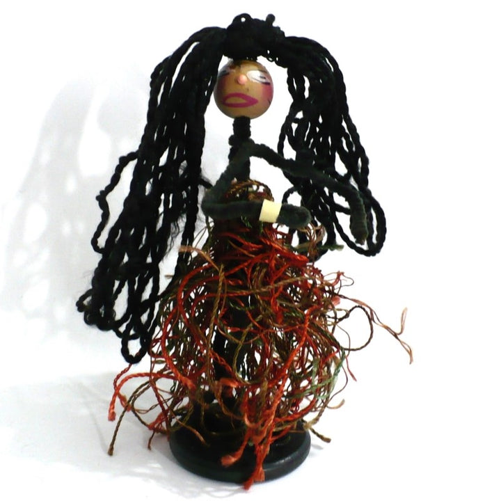 Pipe cleaner doll.