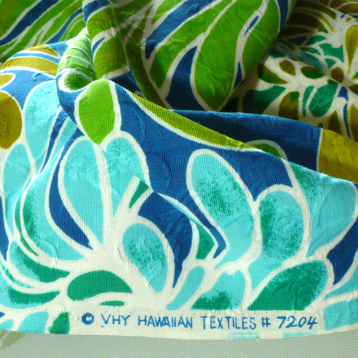 ca. 1960 Vintage VHY Hawaiian Textiles Floral Cotton Fabric.