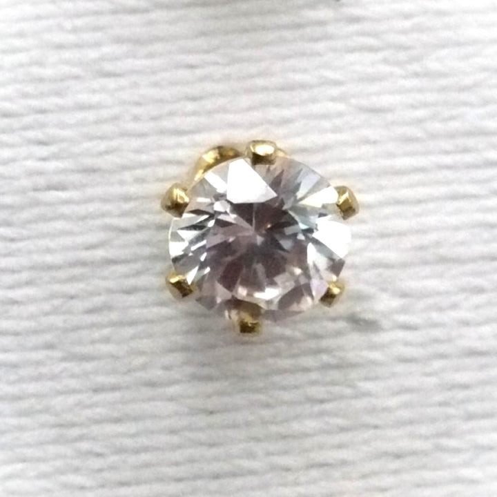 Vintage tie tack with chain and bar.