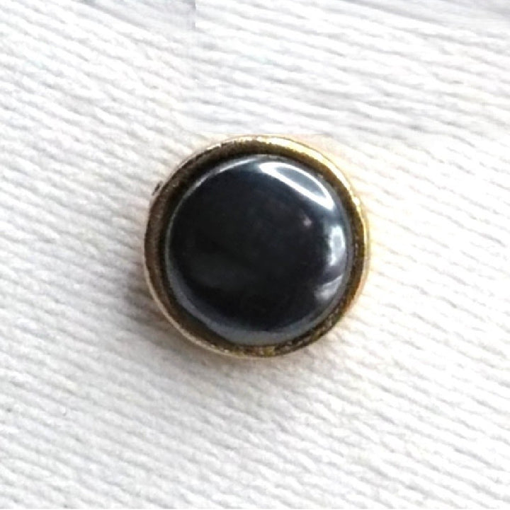 Vintage tie tack with chain and bar.