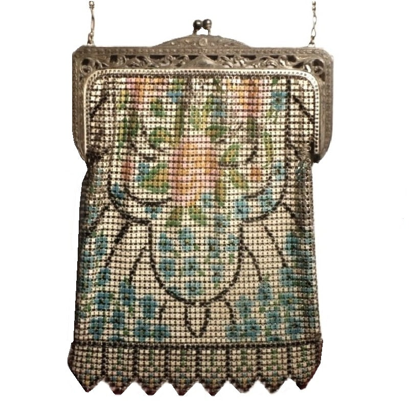 1920s Metal Mesh Party Girl Purse.