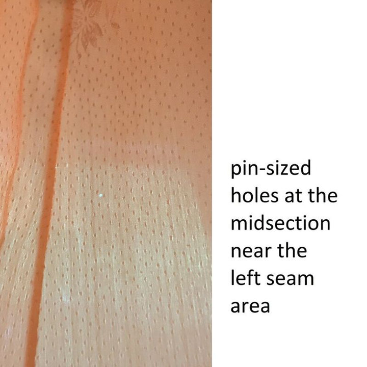 1918 Downton Abbey Style Grecian Goddess Silk Jacquard Nightgown XL.