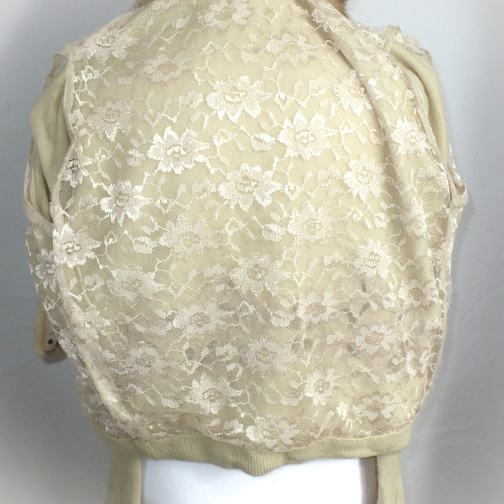 1950 Mink & Cashmere Cardigan Medium