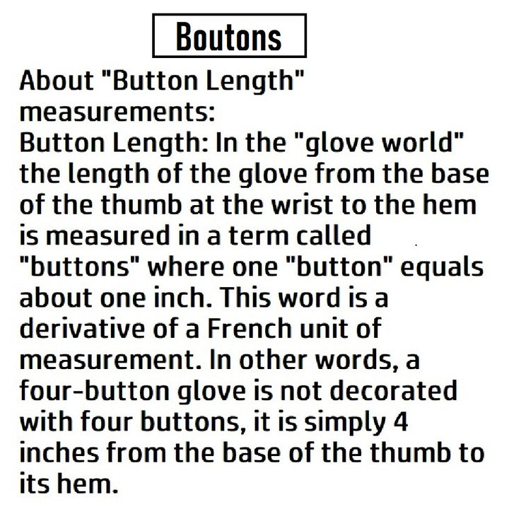What is a bouton or button length.