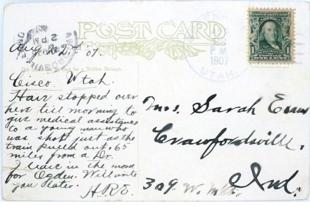 A Shot in Cisco: The Haunting Story Behind a 1907 Postcard