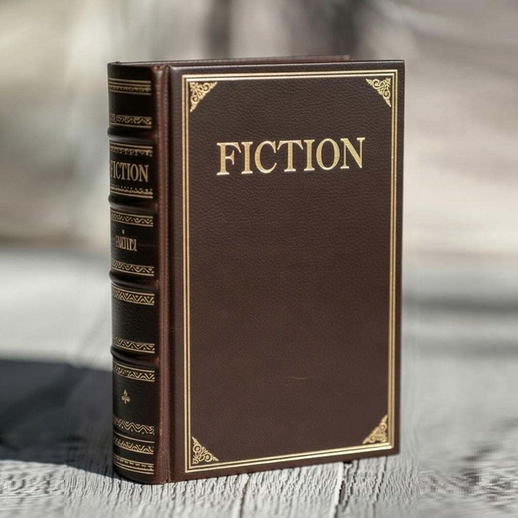 Book with Fiction title on front to indicate a link to main fiction store category.