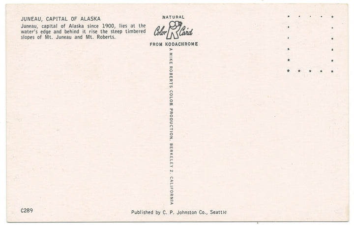 Alaska postcard.
