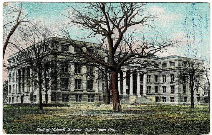 1908 Natural Science Macbride Hall Iowa City U Vintage Postcard