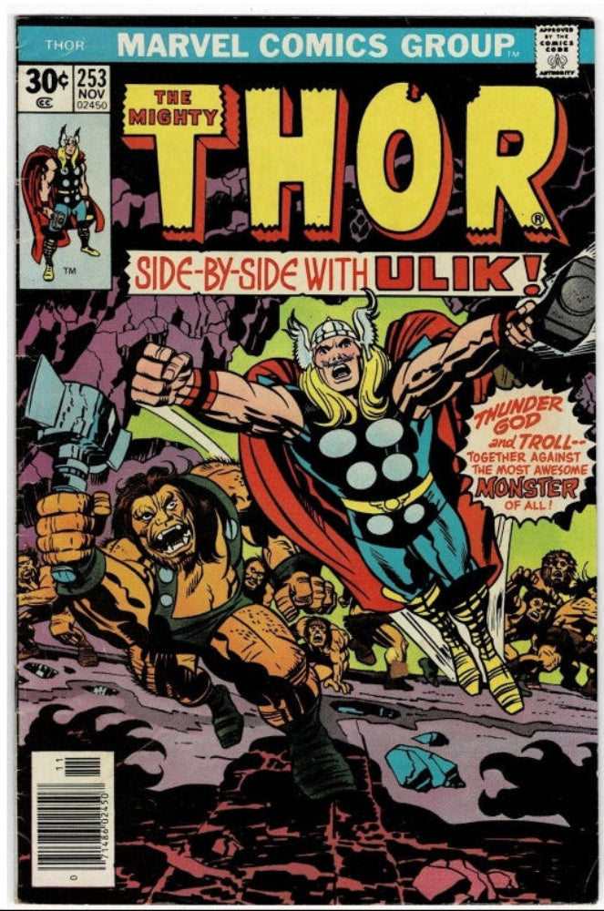 Thor #253 (1976) - "Chaos In The Kingdom Of The Trolls!"