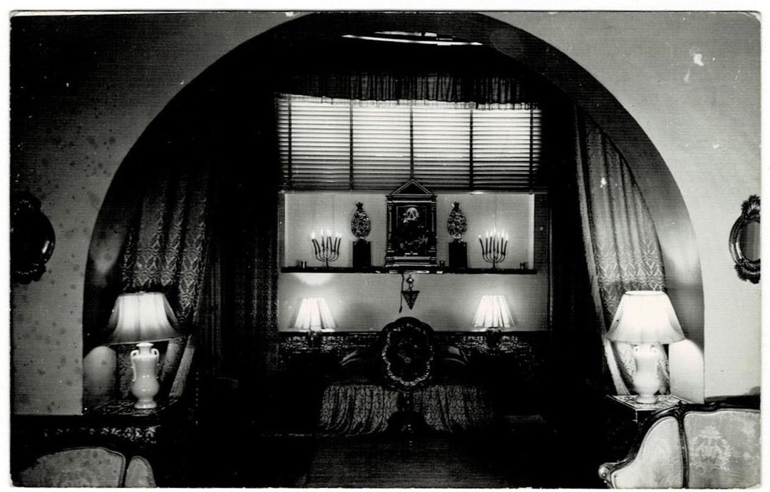 1930 Bedroom Studio Figueroa Mateos Vintage Postcard RPPC