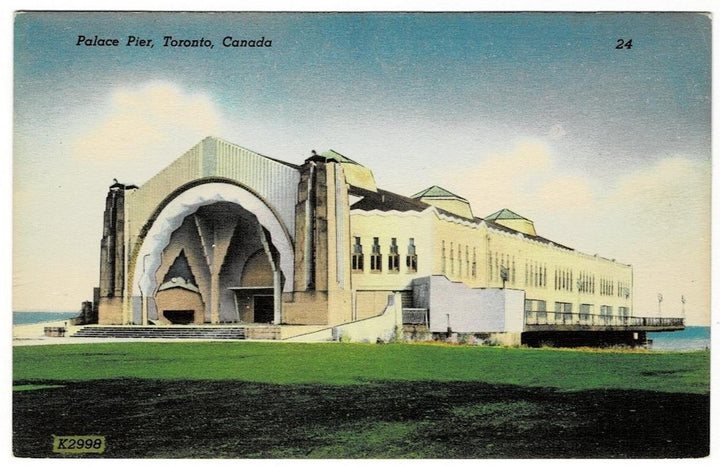 1930 Palace Pier Ballroom Toronto Canada Vintage Postcard