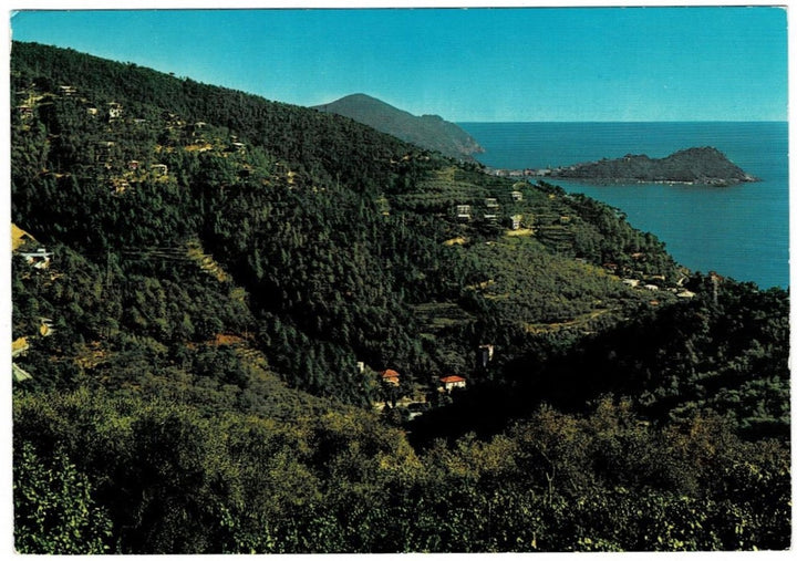 1987 Cavi Italy Italian Riviera Cable Car View Vintage Postcard