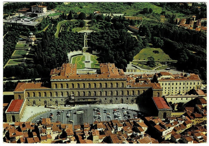 1985 Boboli Gardens Pitti Palace Florence Italy Vintage Postcard
