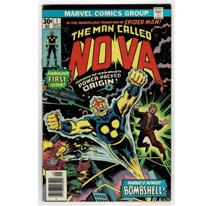 Nova First Issue 1 Vol 1 Marvel Comic 1976.