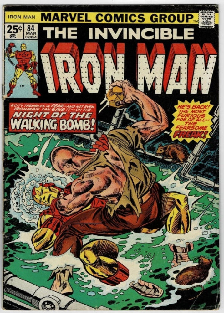Iron Man #84 (1976) - "Night Of The Walking Bomb"