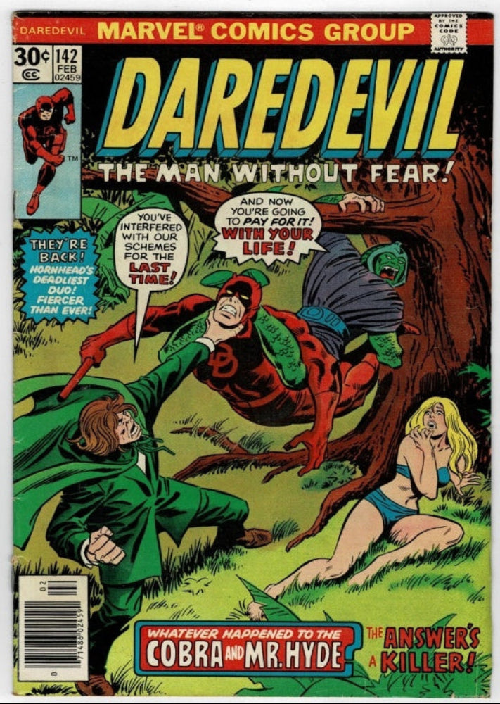 Daredevil #142 (1977) - "Concrete Jungle" (Variant A)