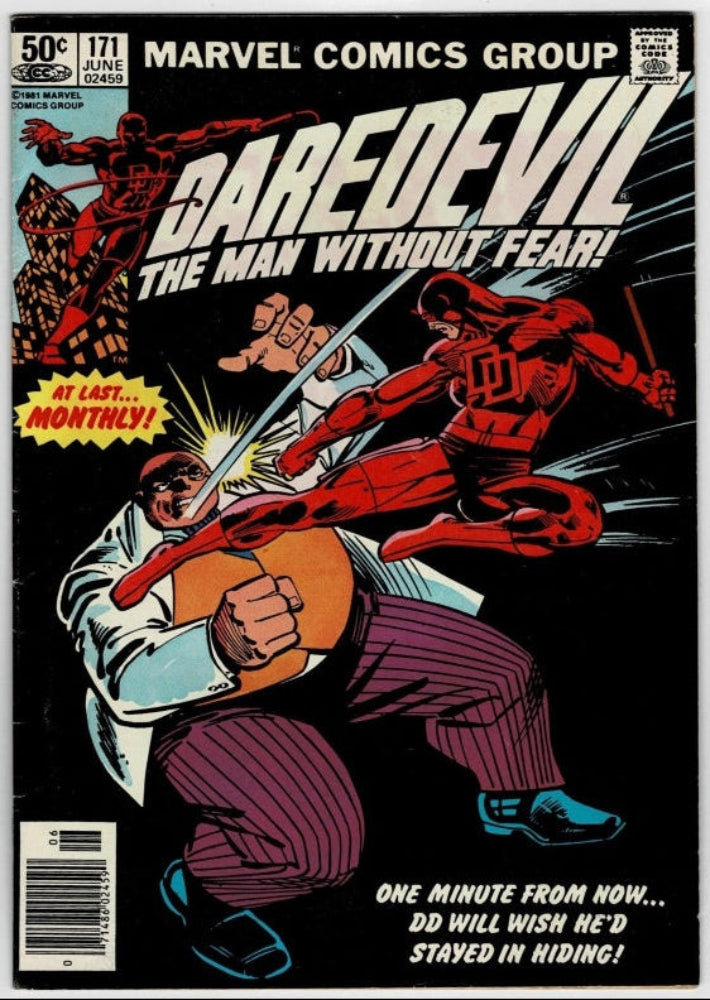 Daredevil #171 (1981) - "In The Kingpin's Clutches!"