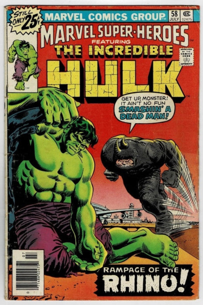 Incredible Hulk #58 (1976) - "Ring Around The Rhino!"