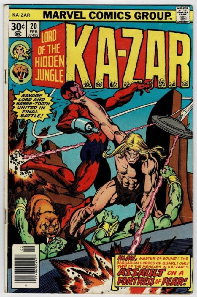 Ka-Zar #20 (1977) - "Assault On A Cold Fortress!"