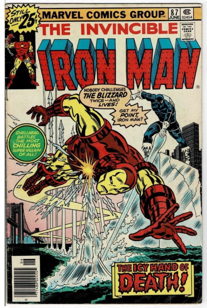 Iron Man #87 (1976) - "Icy Hand Of Death!"