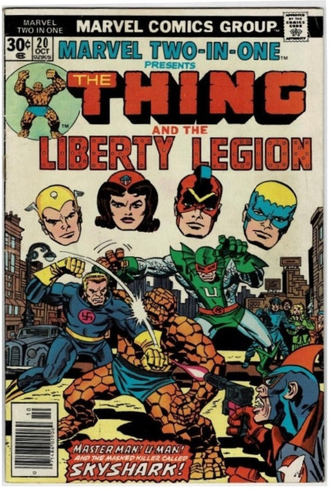The Thing & Liberty Legion #20 (1976) - "Showdown At Sea!"