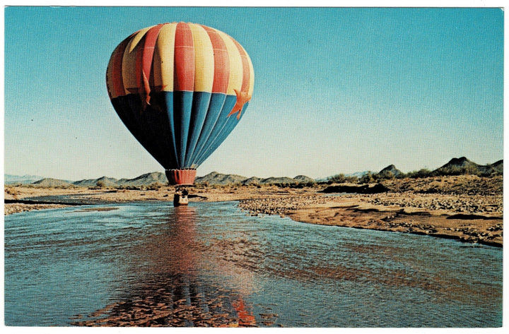 1970s Arizona Superstar Hot Air Balloon Vintage Postcard.