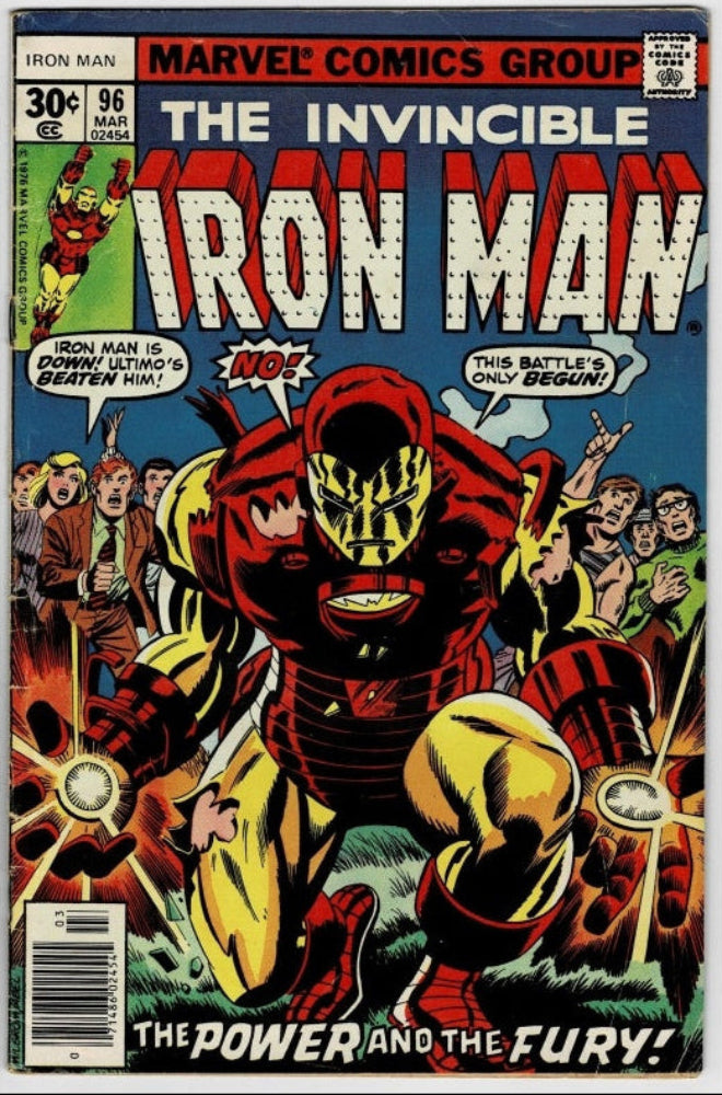 Iron Man #96 (1977) - "Only A Friend Can Save Him!"