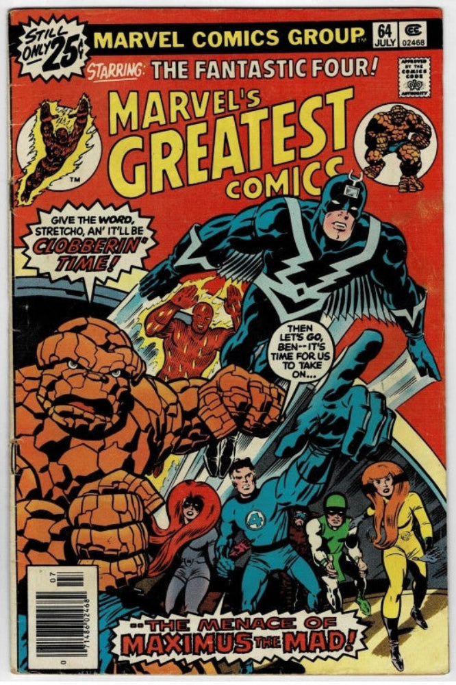 Fantastic Four #64 (1976) - "The Mark Of The Madman!"