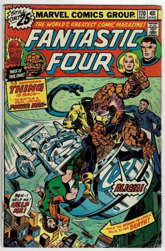 Fantastic Four #170 (1976) - "A Sky-full of Fear!"