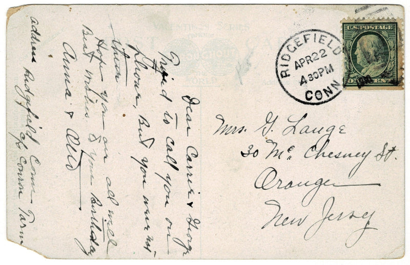 Back of postcard.