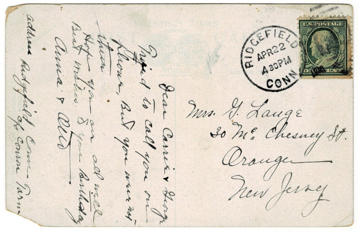 Back of postcard.