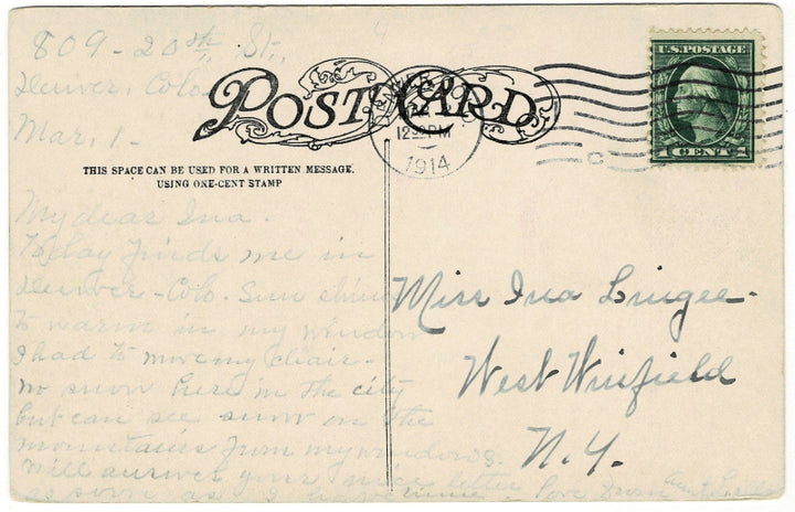 Back of postcard.