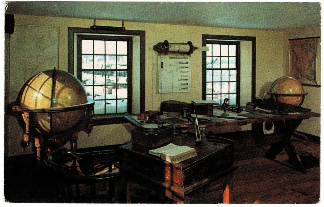 1960s Mystic Seaport School Connecticut Vintage Postcard.