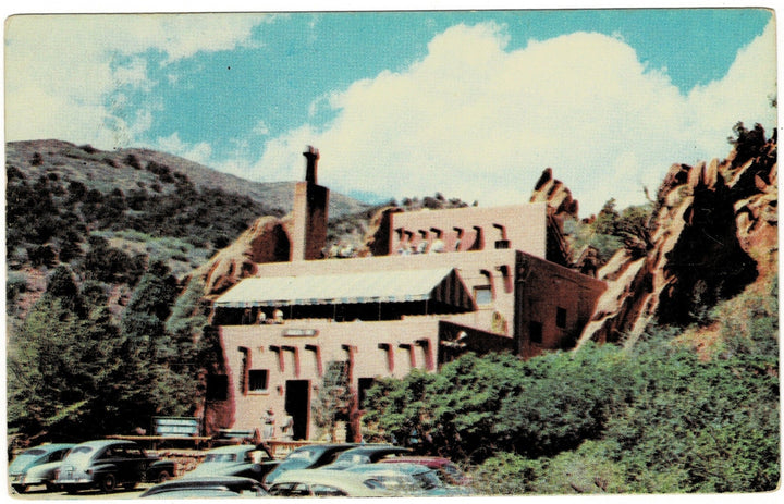 1950s Hidden Inn Colorado Springs Vintage Postcard.