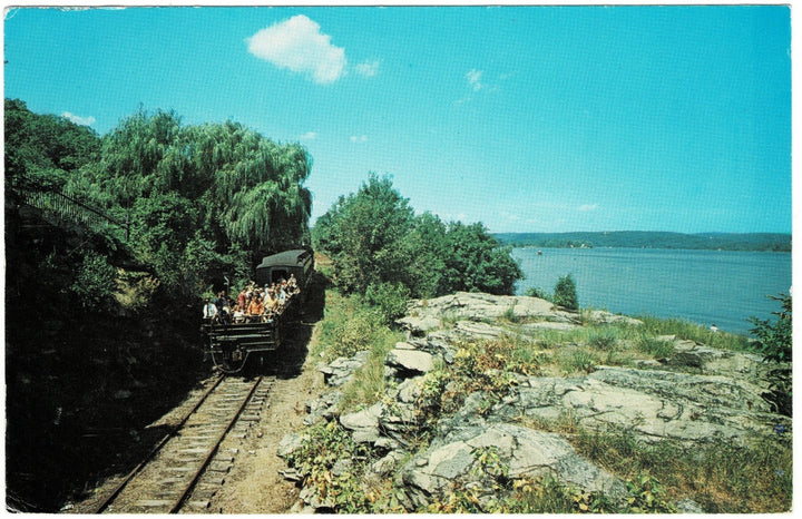 1970s Valley Railroad Train Essex Connecticut Vintage Postcard.