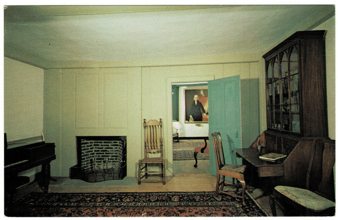 1960s Jonathon Trumbull House Lebanon Connecticut Vintage Postcard.