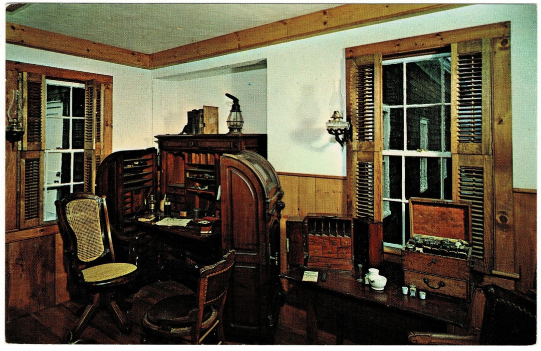 1960s Mystic Seaport Doctor's Office Connecticut Vintage Postcard.