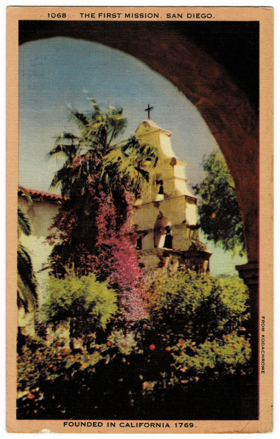 vintage postcard.
