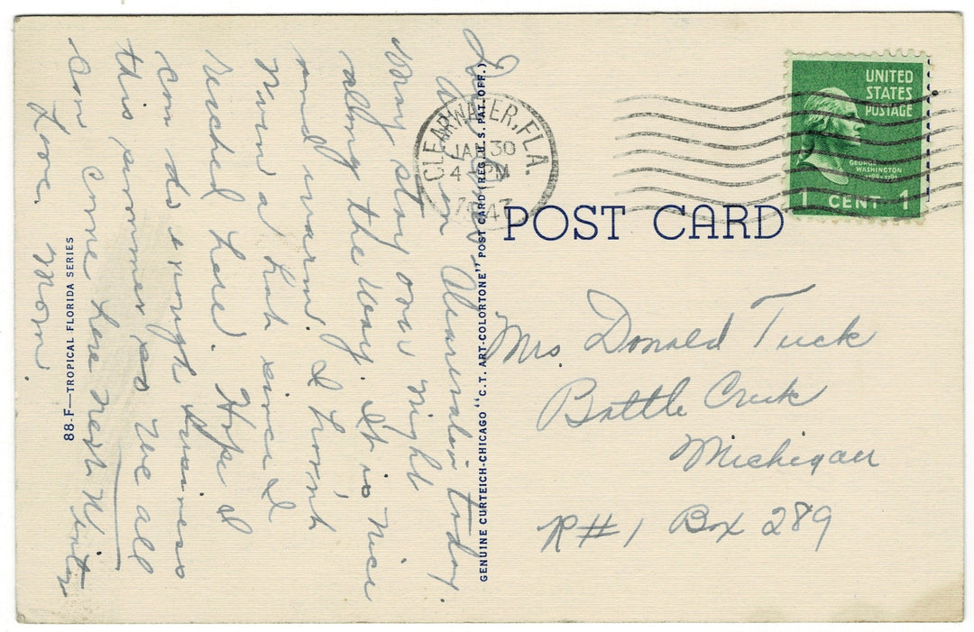 Vintage postcard.