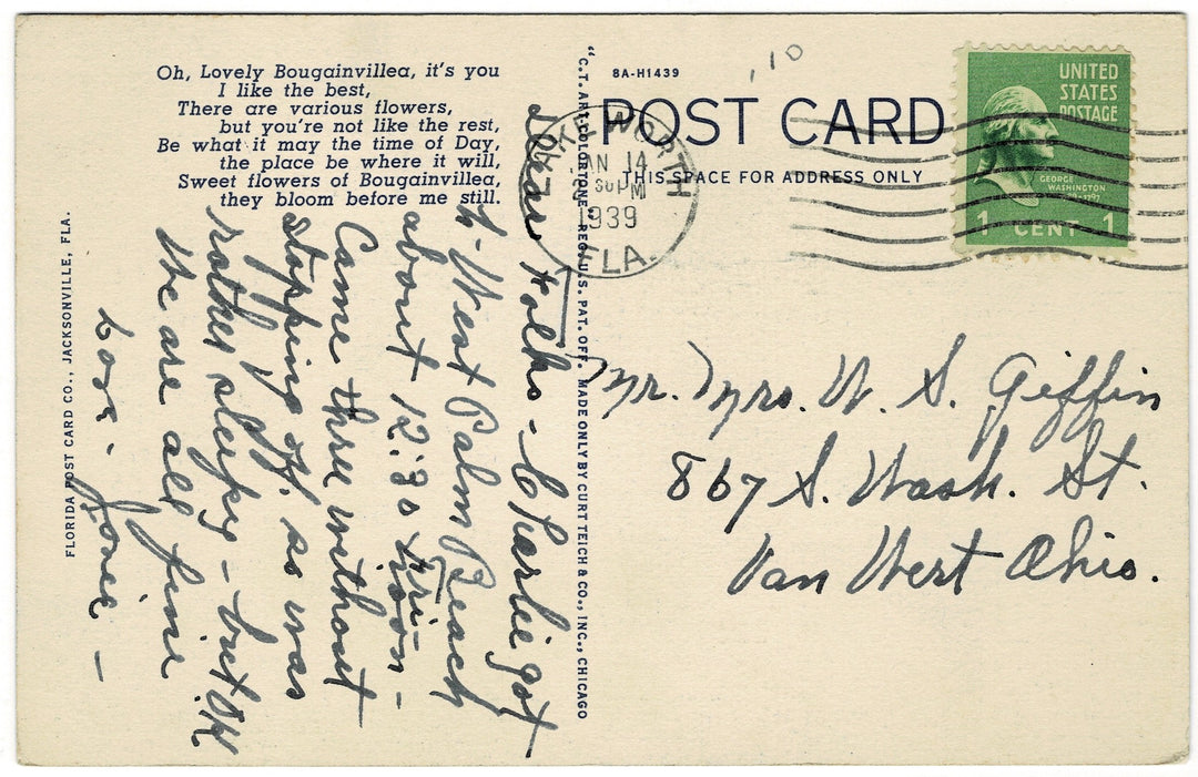 Vintage postcard.