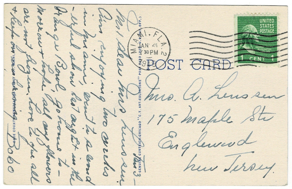 Vintage postcard.